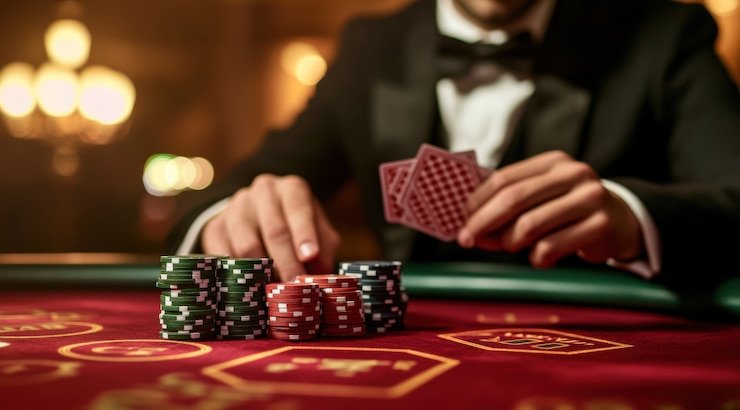 Antarmuka aplikasi mobile 169cuan menampilkan meja dealer langsung dan permainan slot
